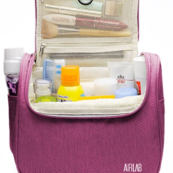 AIRLAB Portable Convenient Wash Bag - PINK - Picture 3 of 9